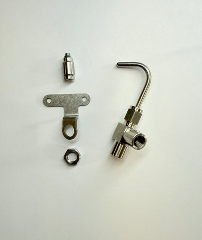 Argos Y Fitting for Pressure Gauge and Transducer