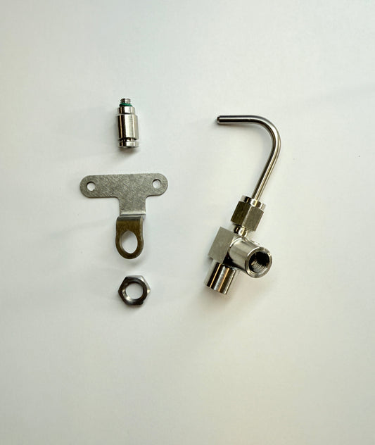 Argos Y Fitting for Pressure Gauge and Transducer