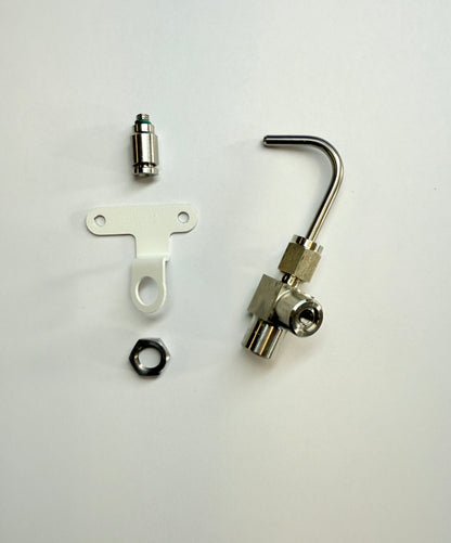 Argos Y Fitting for Pressure Gauge and Transducer